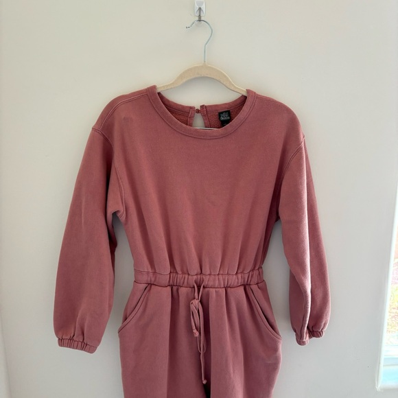 Wild fable Round Neck Fleece Jumpsuit - Picture 4 of 7